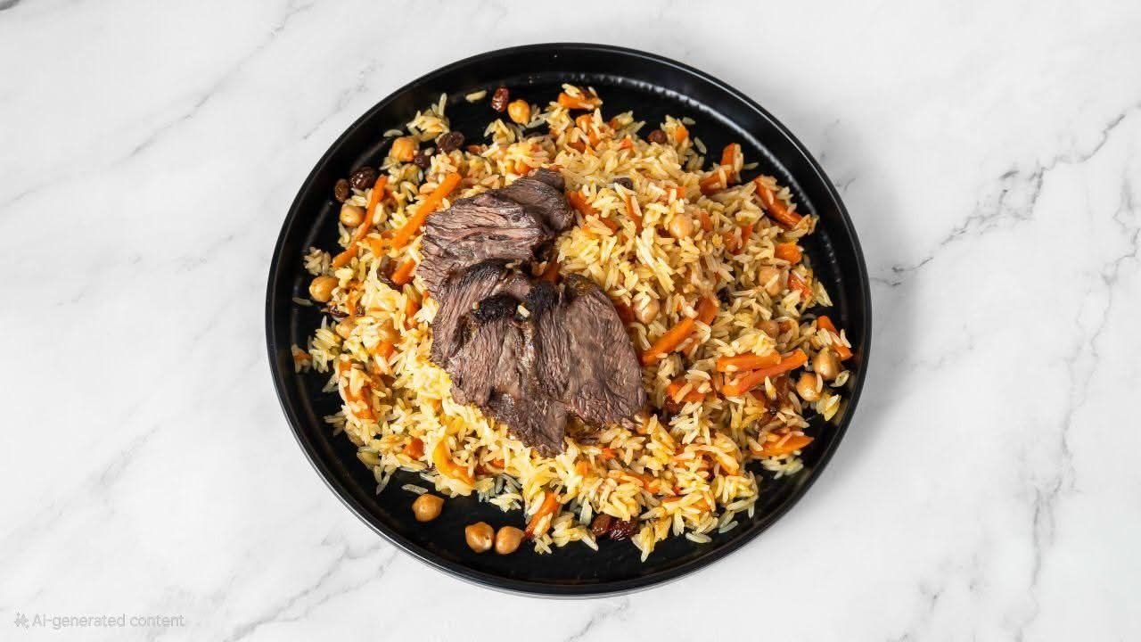 Authentic Plov served at Mazali