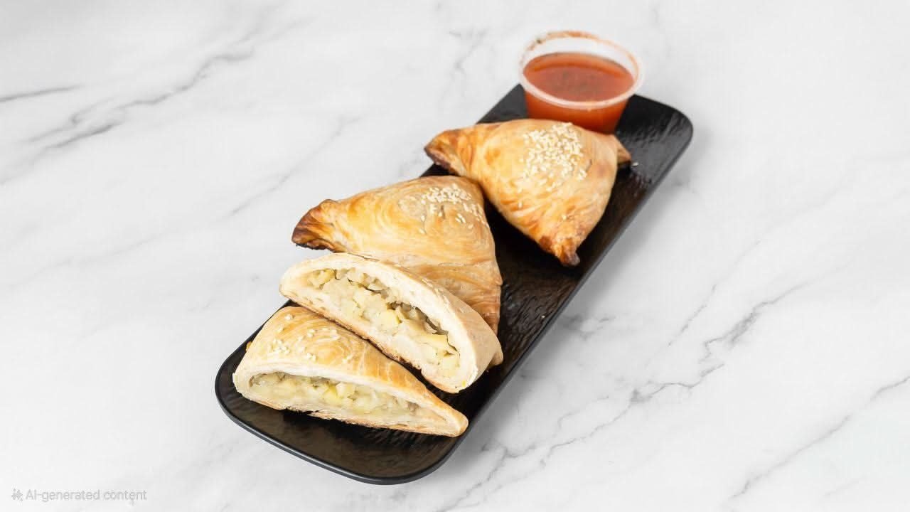 Samsa with Potatoes served at Mazali